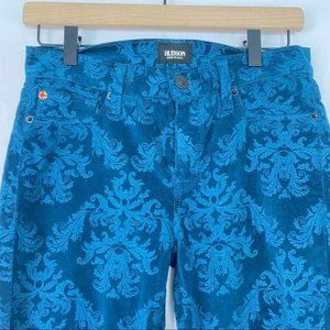 Hudson Paisley Velvet Pant